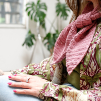 Enveloppe sjaal PDF Patroon